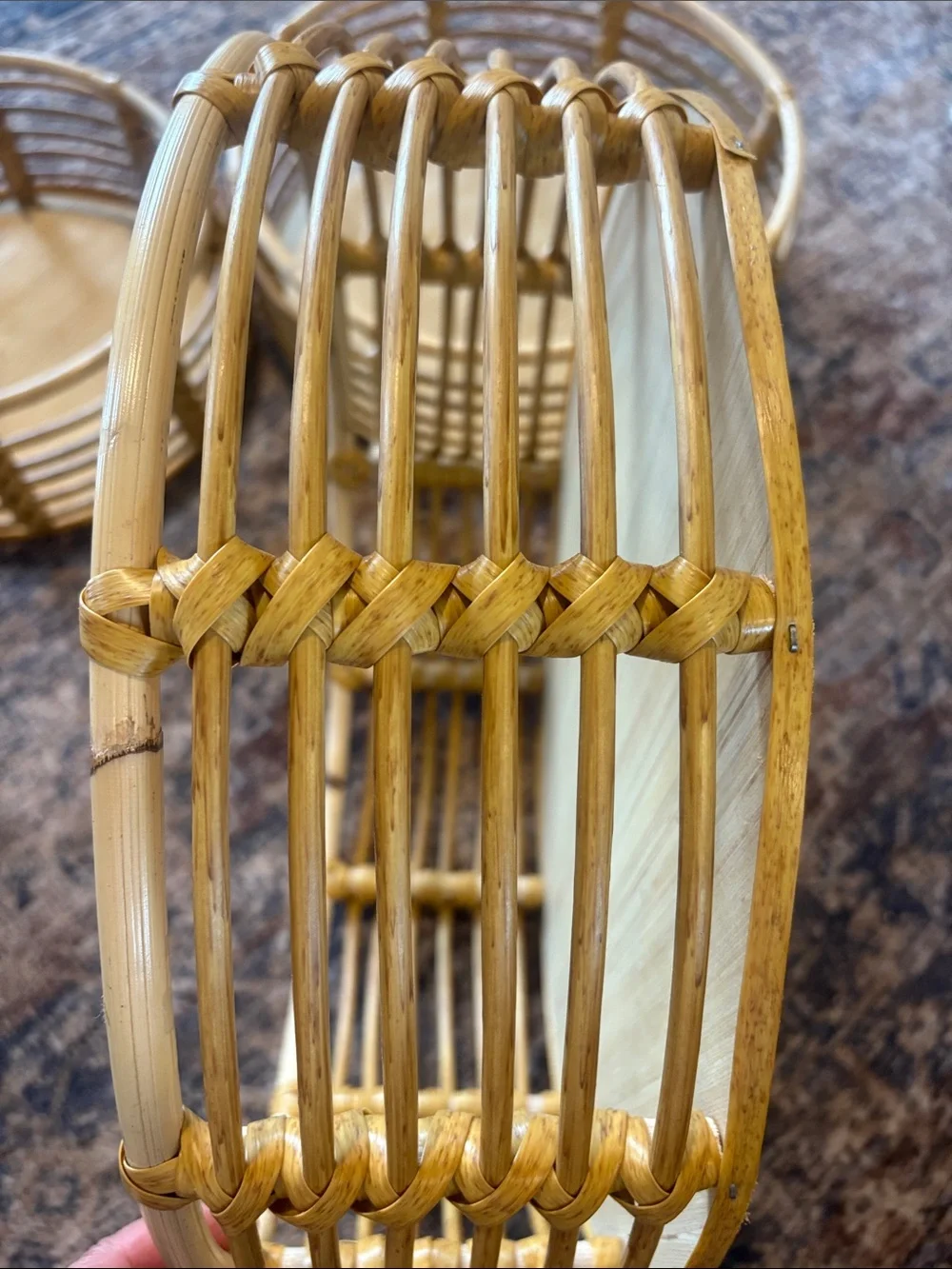 Natural Rattan nesting Set - Neutral